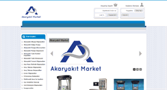 Desktop Screenshot of akaryakitmarket.com